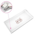 VASSOIETTO SET CORTESIA   plexiglass personalizzabile 18x10 cm