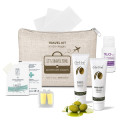travel kit set cortesia da viaggio