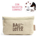 pochette cotone ecologico con kit accoglienza animale hotel