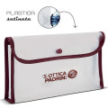 POCHETTE PLASTICA   satinata 22 x 12 cm personalizzabile