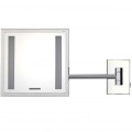 SPECCHIO INGRANDITORE   quadrato con luce