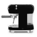 macchina caffe espresso manuale nero lucido laterale
