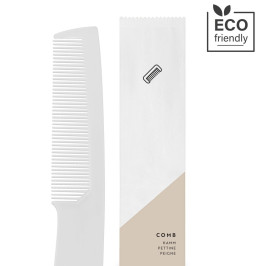 pettine ecologico busta neutra set cortesia hotel neutra paper detercom