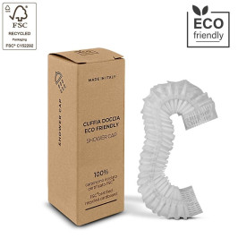cuffia doccia ecologica hotel astuccio certificato FSC