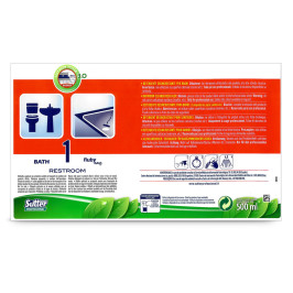 etichetta disincrostante per flacone da 500 ml per ecocaps