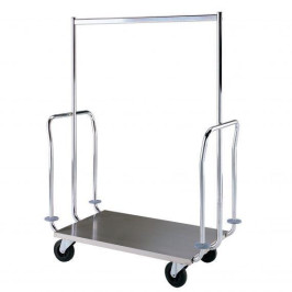 CARRELLO PORTABAGAGLI   acciaio inox