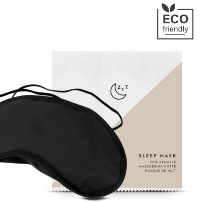 mascherina da notte ecologica set cortesia hotel neutra paper detercom