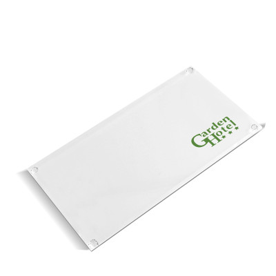 VASSOIETTO SET CORTESIA   plexiglass personalizzabile 22x12 cm