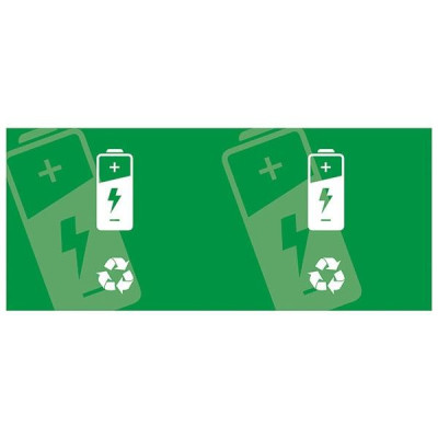 etichetta contenitore pile esauste