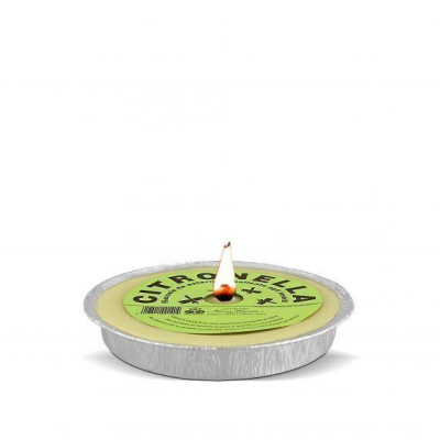 CANDELA CITRONELLA   vaso alluminio