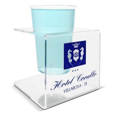 PORTABICCHIERE   plexiglas personalizzato