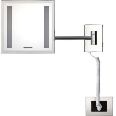 SPECCHIO INGRANDITORE   quadrato con luce