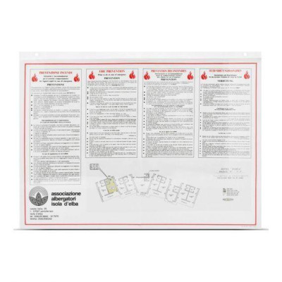 ESPOSITORE MURALE   trasparente formato A3