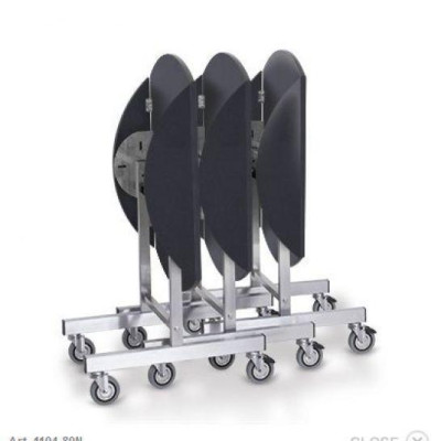 TAVOLO BREAKFAST   rotondo con ruote