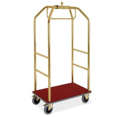 CARRELLO PORTABAGAGLI   dorato grande