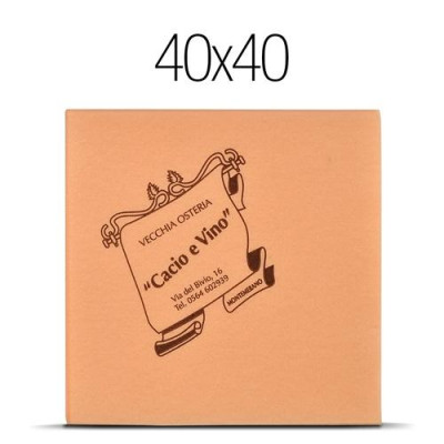 TOVAGLIOLO PERSONALIZZABILE   carta a secco colorata 40x40
