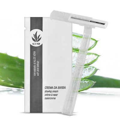 set rasatura monouso hotel