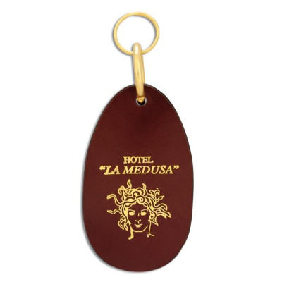portachiavi hotel personalizzabile cuoio