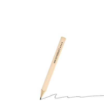 MATITA TONDA   corta personalizzabile