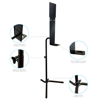 PIANTANA SUPPORTO   per dispenser articolo 2879