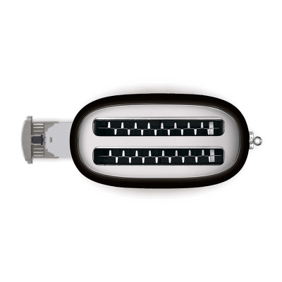 tostapane 2x2 nero lucido alto