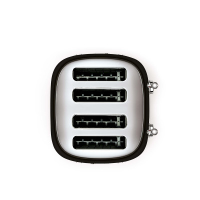 tostapane 4x4 nero lucido alto