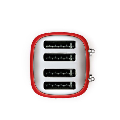 tostapane 4x4 rosso lucido alto