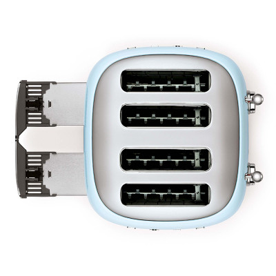 tostapane 4x4 azzurro alto sportellino