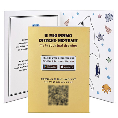 talloncino fronte interno disegno interattivo squalo