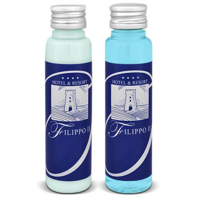 flaconcini personalizzati per set cortesia residence