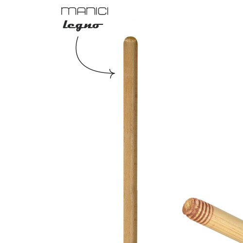 manico spazzolone   in legno 140 cm