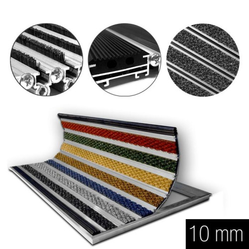 zerbino tecnico zerbini metallo gomma