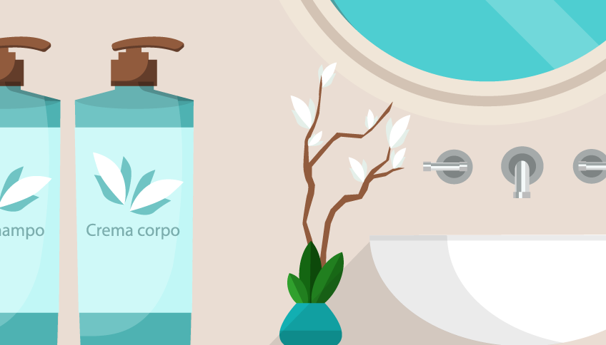 da formato ecologico per cosmetici a elemento di arredo