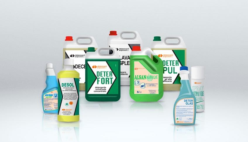 DETERGENTI PROFESSIONALI PER RIMUOVERE MACCHIE, RESIDUI E CERE