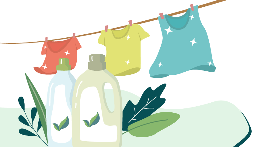 BUCATO PULITO E PROFUMATO CON I DETERSIVI PROFESSIONALI ECOLOGICI