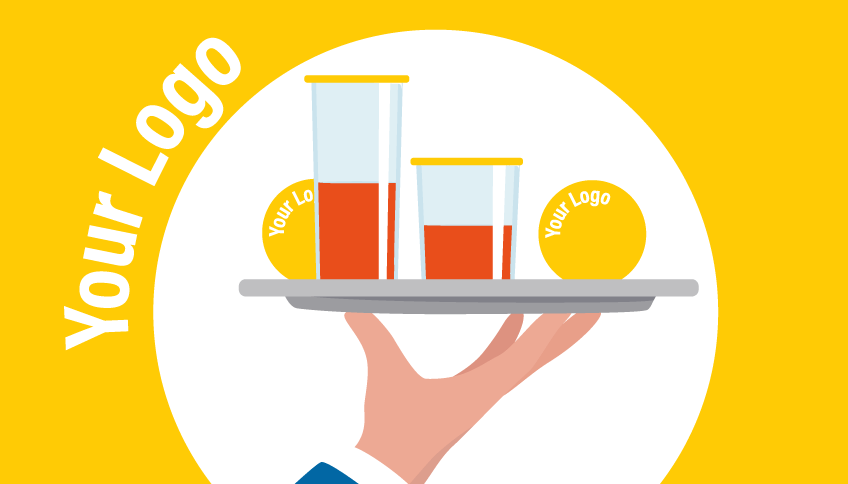 QUANDO LA PERSONALIZZAZIONE INCONTRA L’IGIENE: SOTTOBICCHIERI E COPRIBICCHIERI PERSONALIZZATI