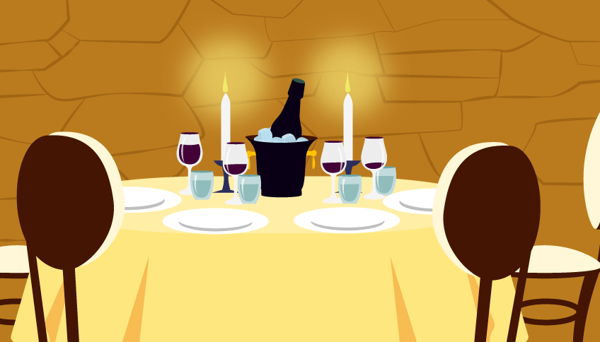 accessori di stile per hotel e ristoranti per le feste