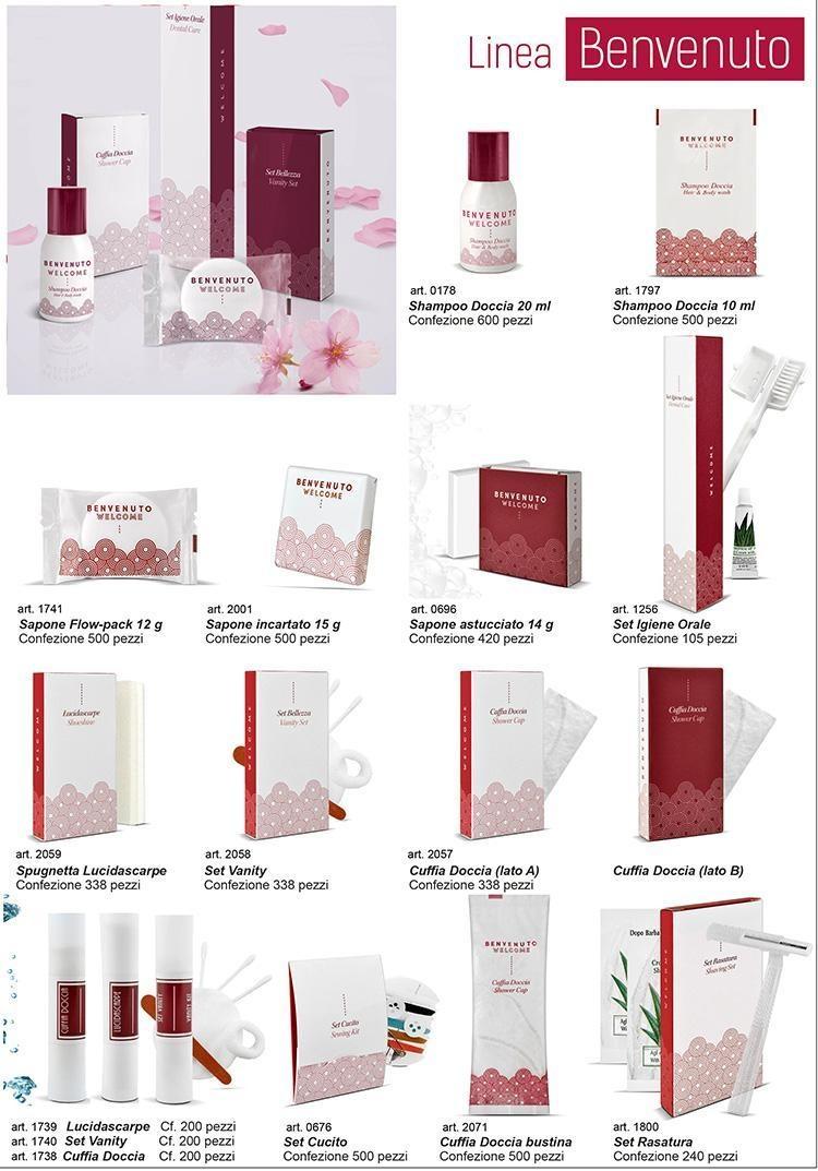 SET CORTESIA BENVENUTO NUOVO SHAMPOO DOCCIA2