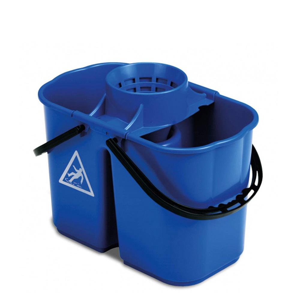 secchio e strizzatore divisorio mop a frange